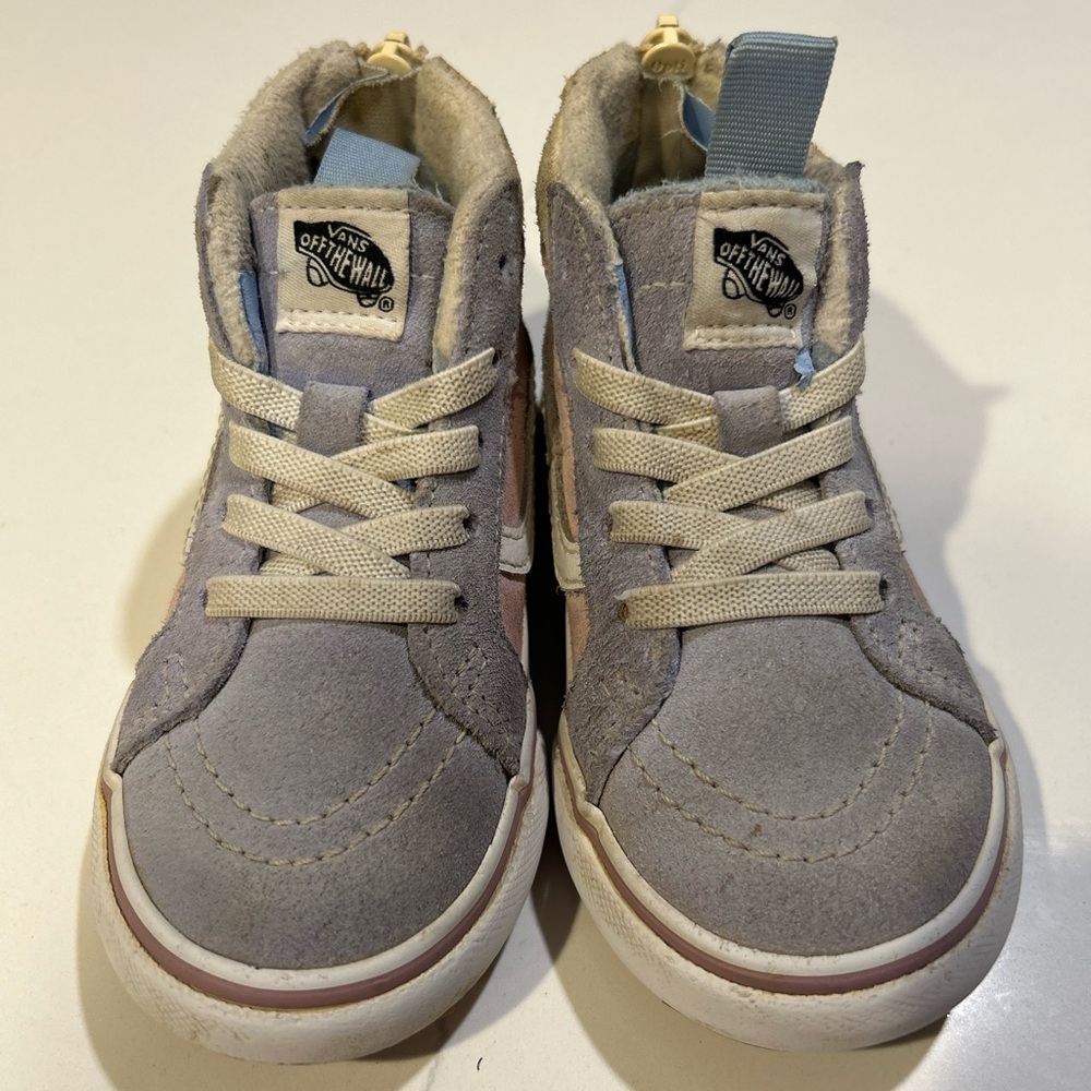 Vans Sk8-Hi ZIP MTE-1 'Light Blue Pink Yellow' - Picture 9 of 9